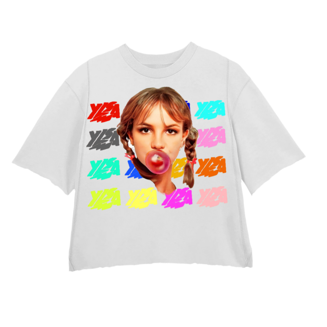 WHITE “YOULOVEBRITTANY” TEE