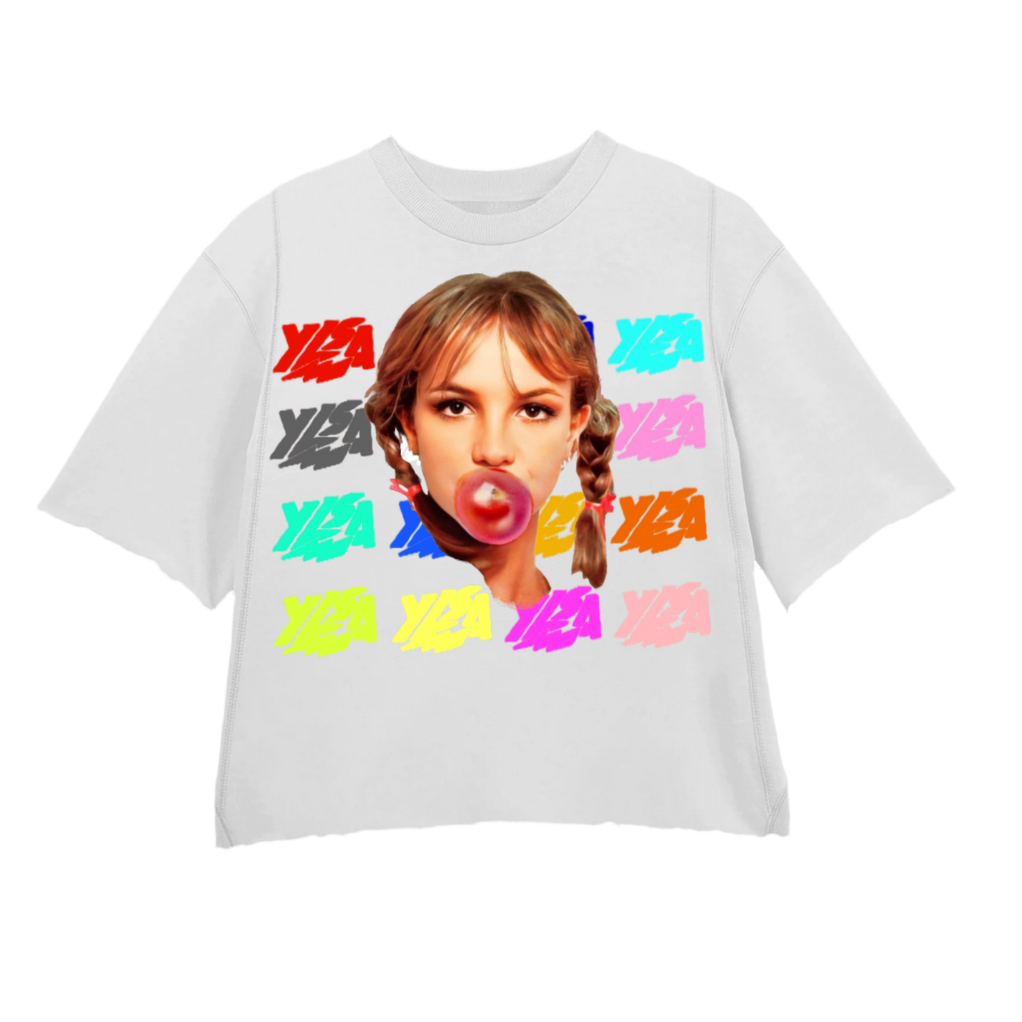WHITE “YOULOVEBRITTANY” TEE