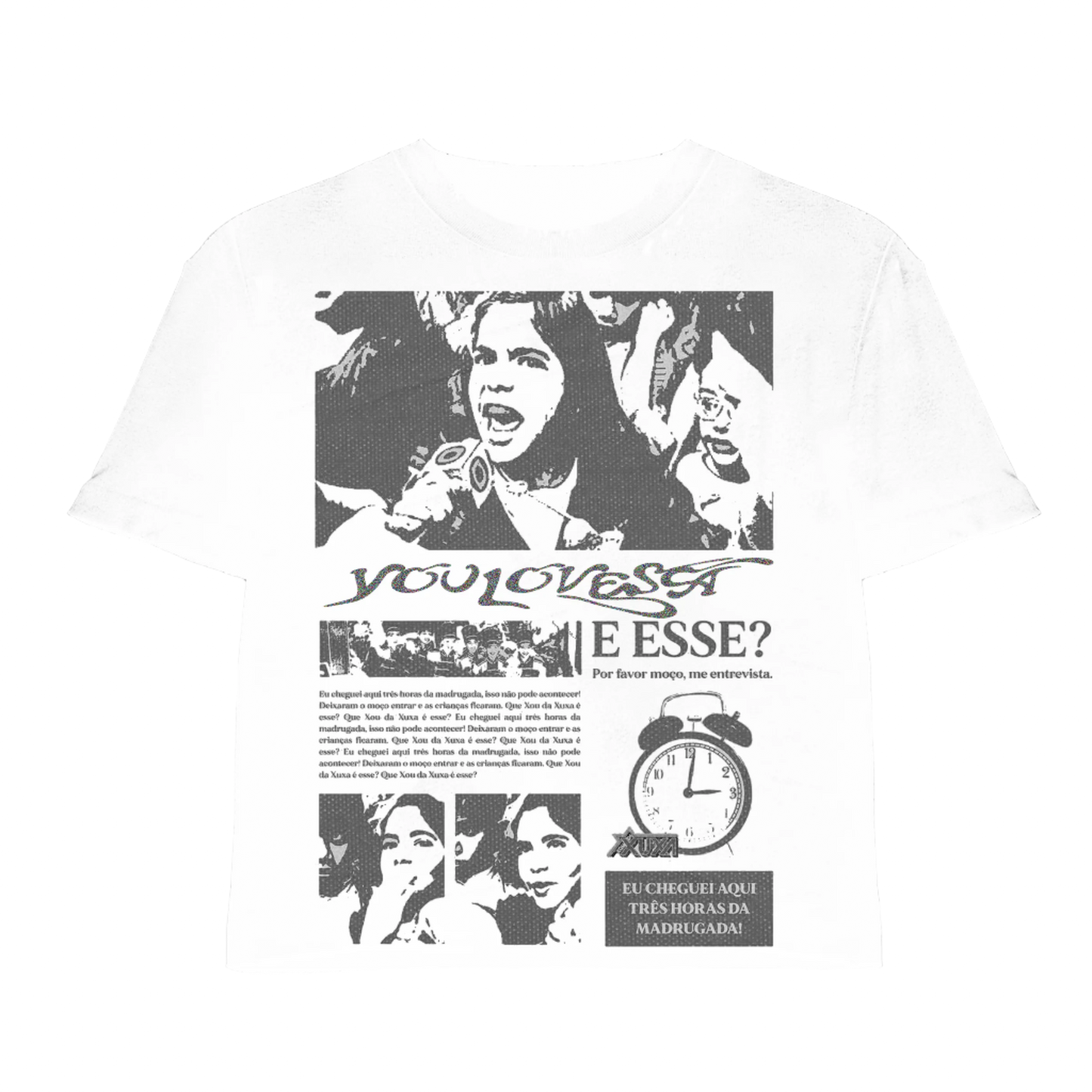YLSA ARTICLE GREY WHITE TEE