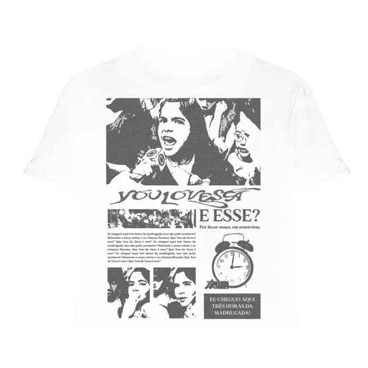YLSA ARTICLE GREY WHITE TEE