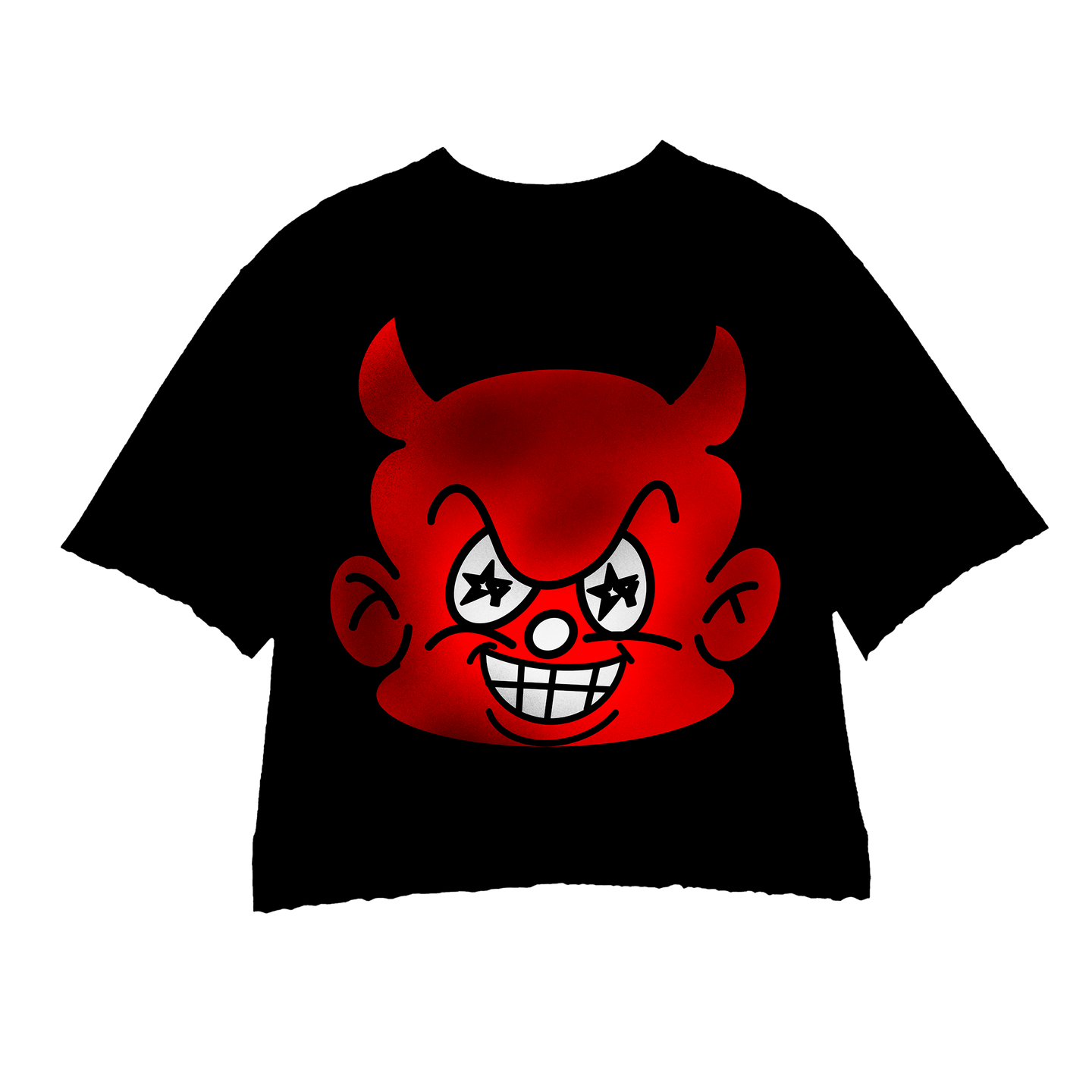 YLSA DEVIL RED BLACK TEE