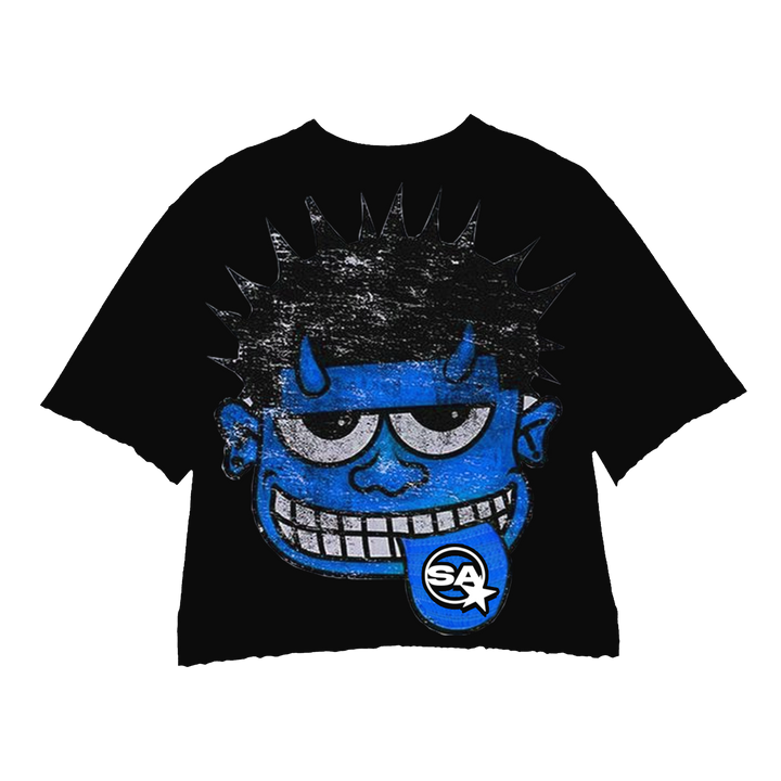 MONSTER BLUE BLACK TEE