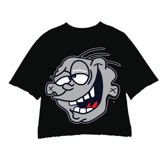 BLACK GREY EDDY TEE