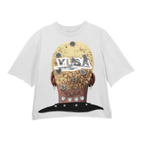 WHITE GREY  2K HEAD TEE