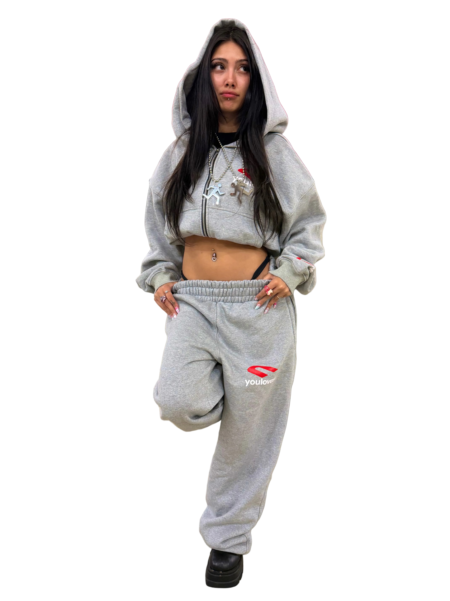 008 GREY/RED