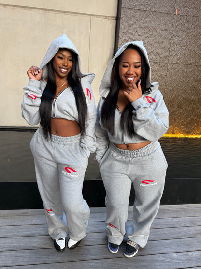 008 GREY/RED