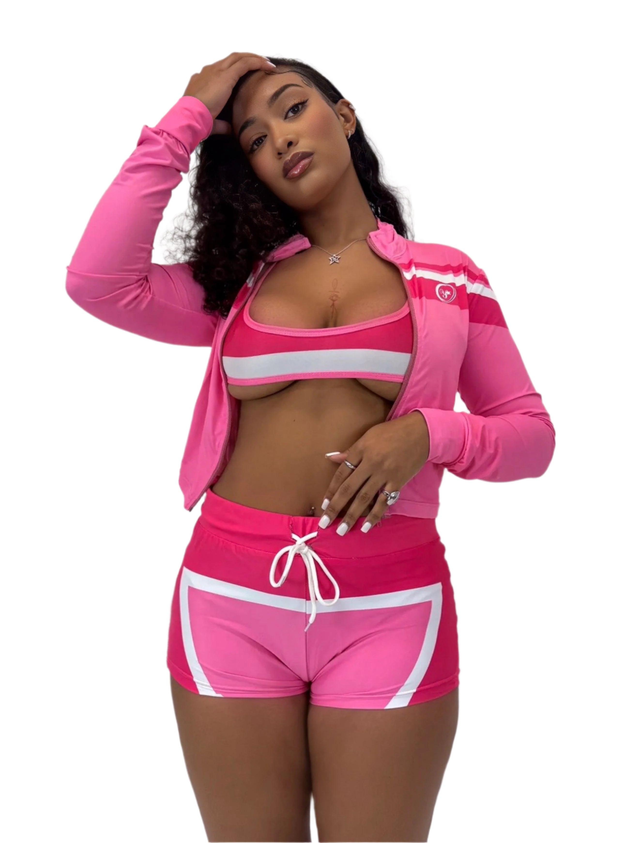 PINK YOULOVESA 007 WOMENS 3 PIECE SET