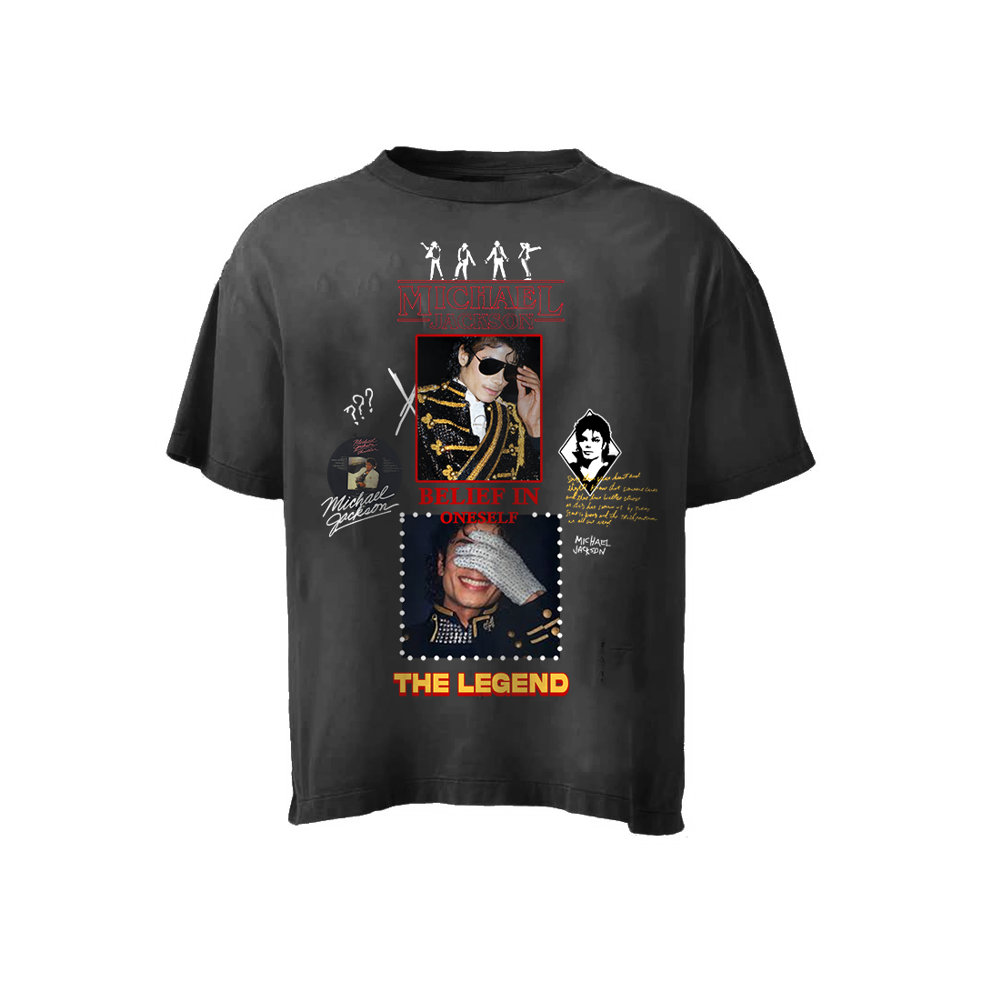 009 MJ LEGEND BLACK TEE