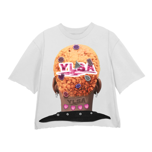 WHITE PINK 2K HEAD TEE
