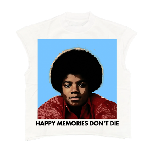 YLSA MJ HAPPY MEMORIES BLUE WHITE TEE