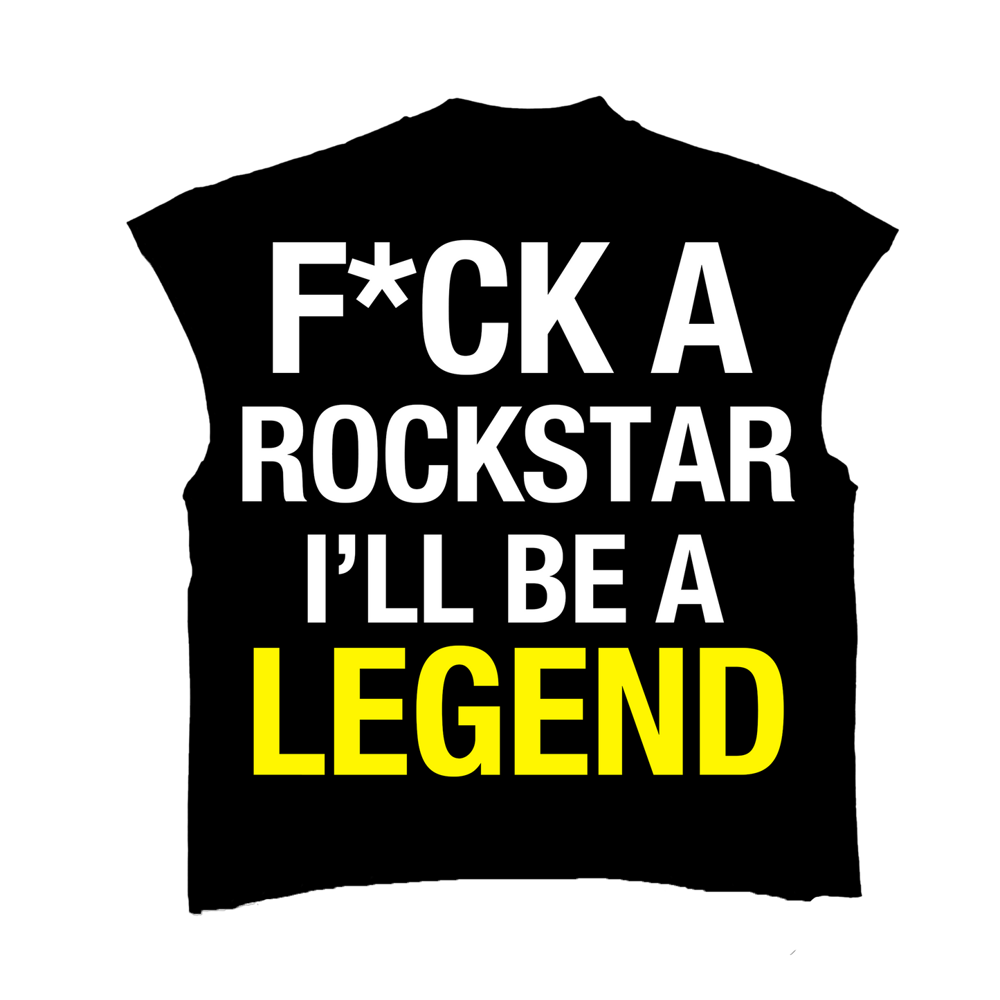 YLSA ROCKSTAR YELLOW BLACK TEE
