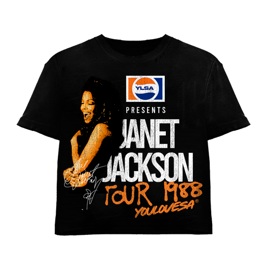 YLSA 1988 TOUR ORANGE BLACK TEE