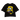 KRAZYBART YELLOW BLACK TEE