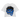 MONSTER BLUE WHITE CROPPED TEE
