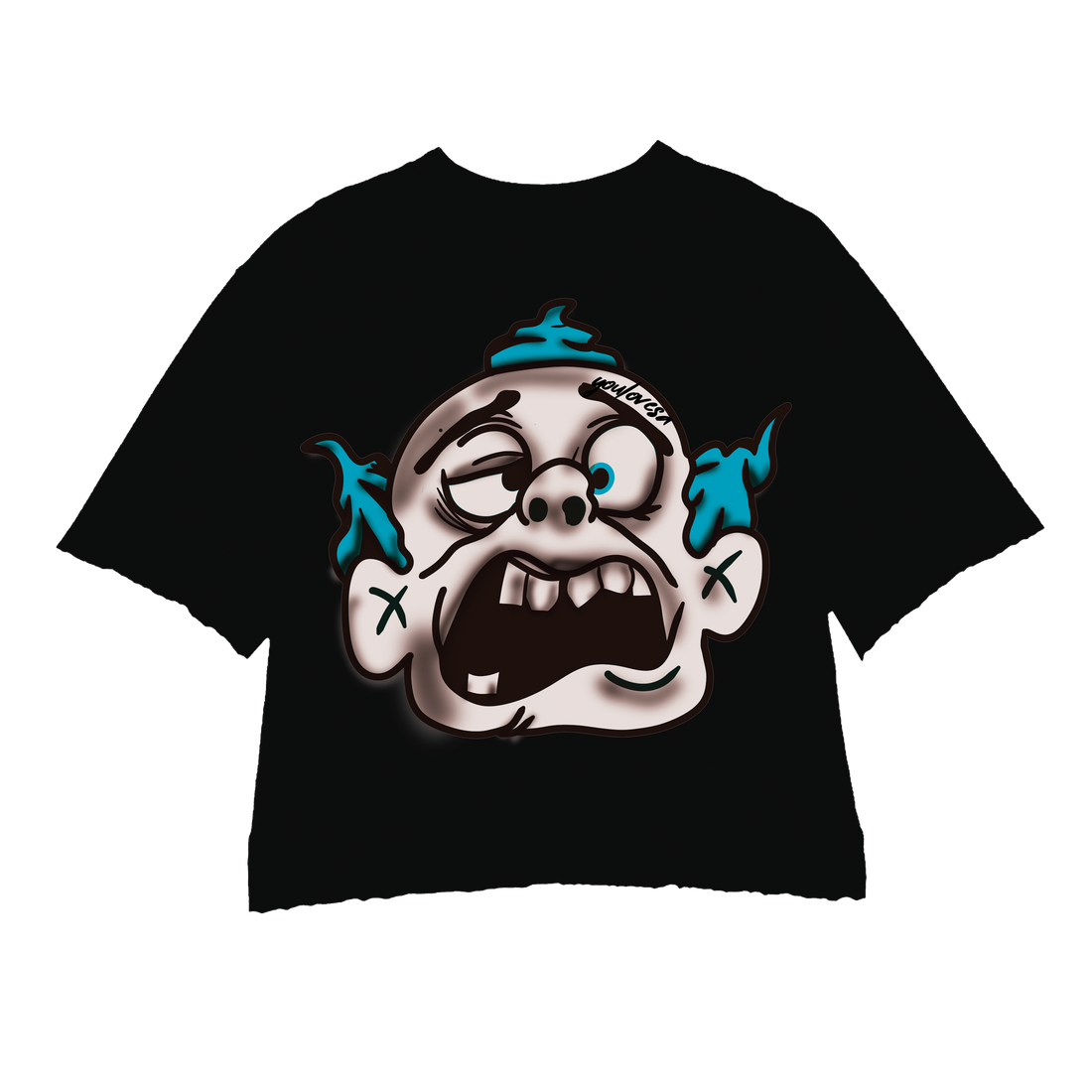 BLACK BLUE MONSTER 2.0 TEE