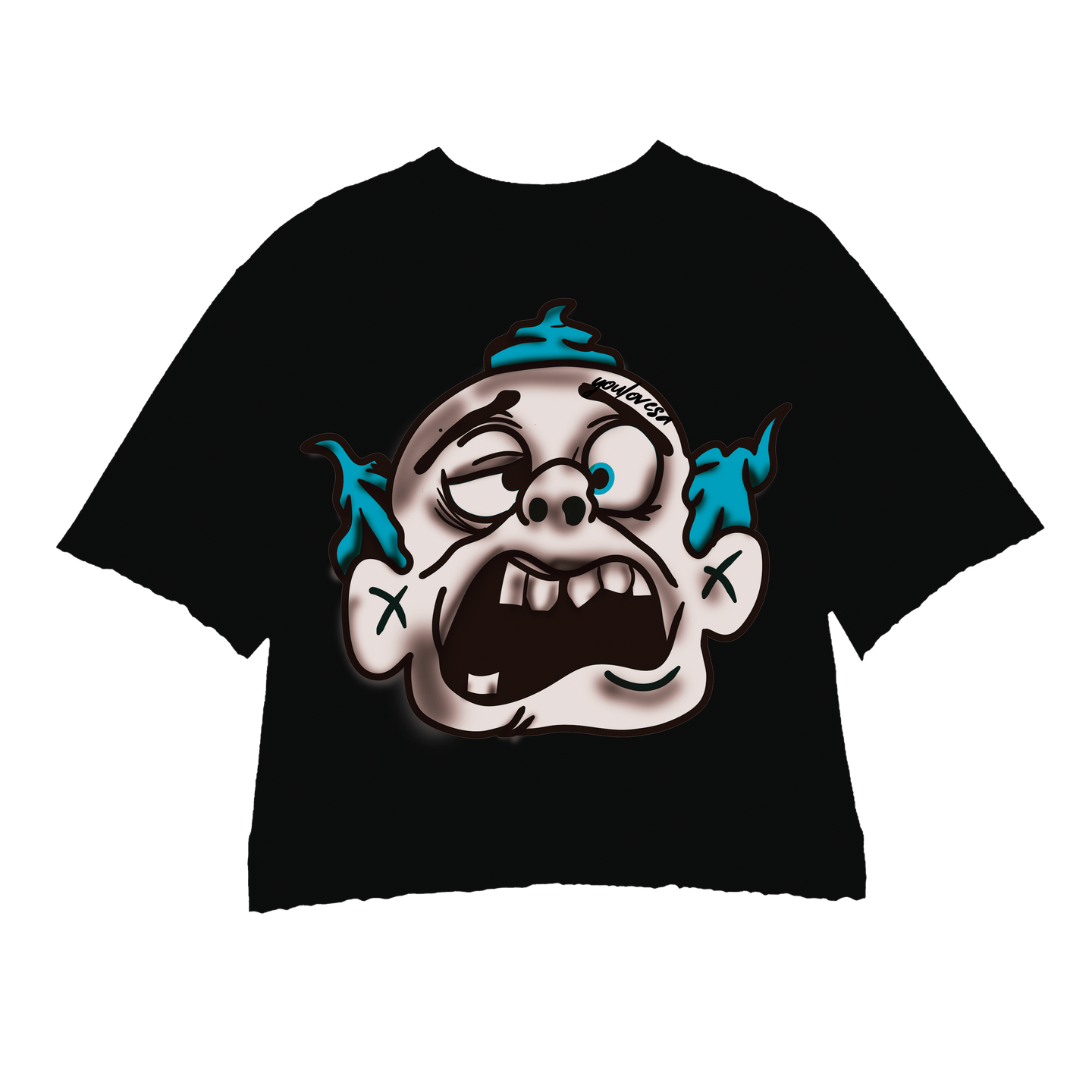 BLACK BLUE MONSTER 2.0 TEE