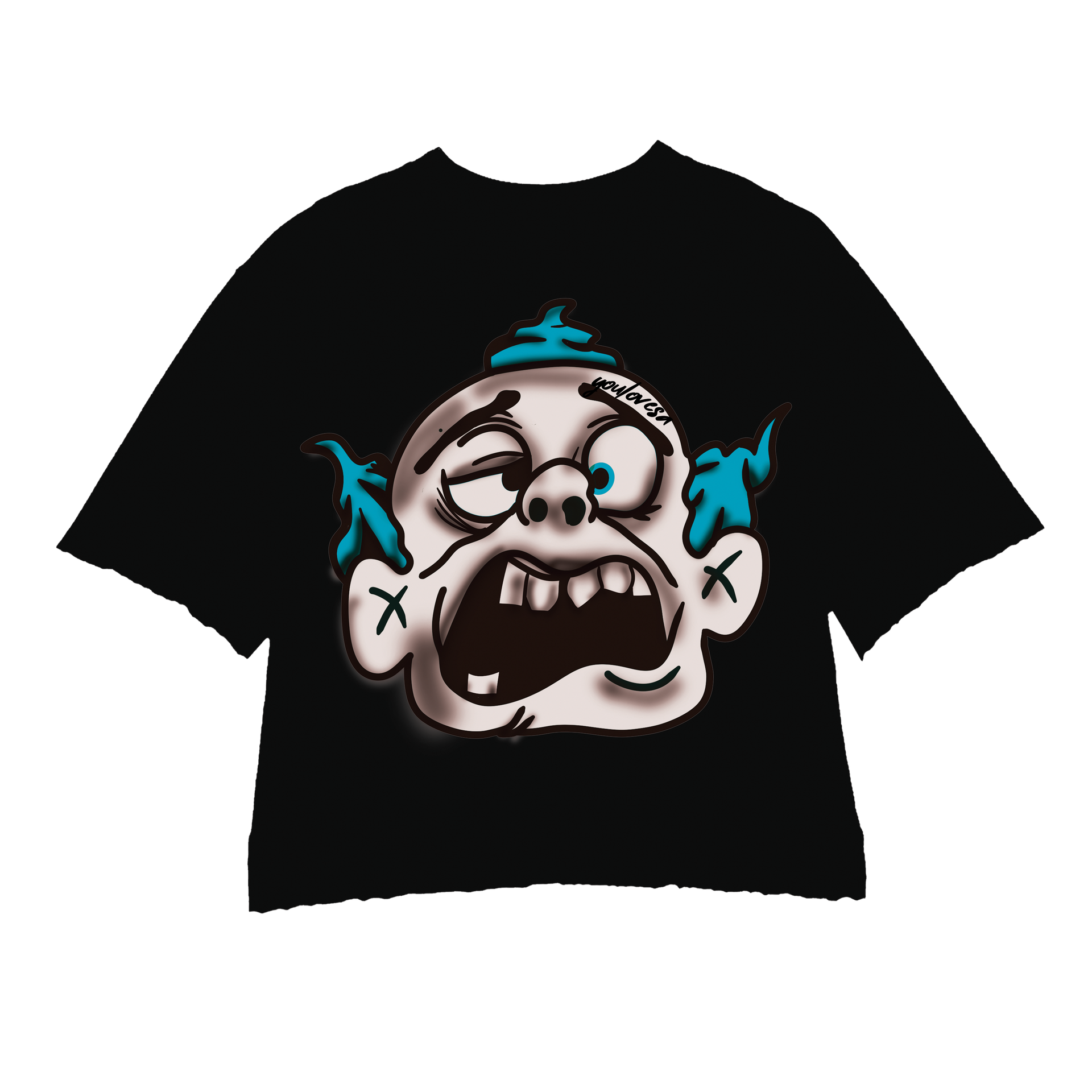BLACK BLUE MONSTER 2.0 TEE