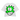 ATL GLITCH GREEN WHITE TEE