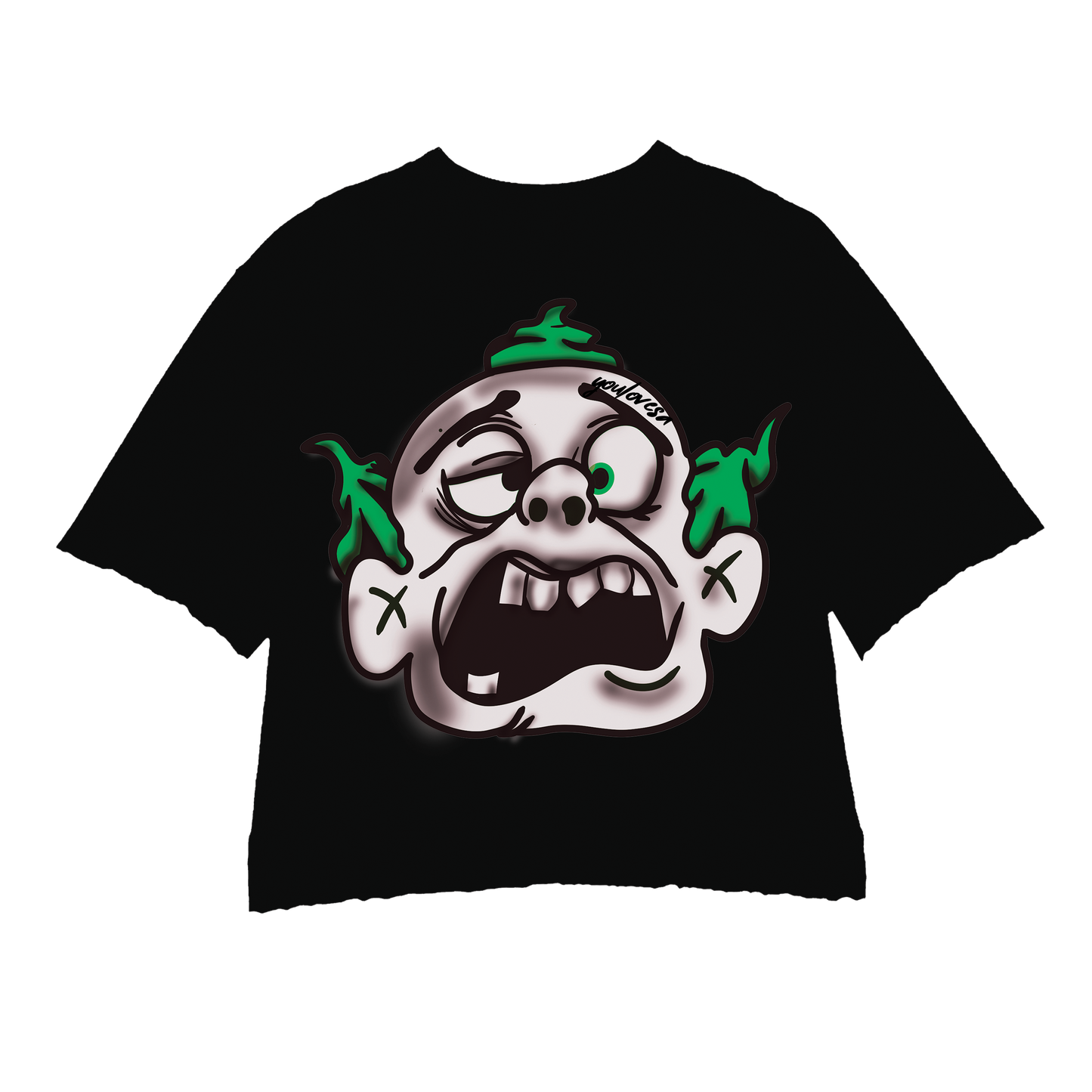 GREEN MONSTER 2.0 / BLACK TEE