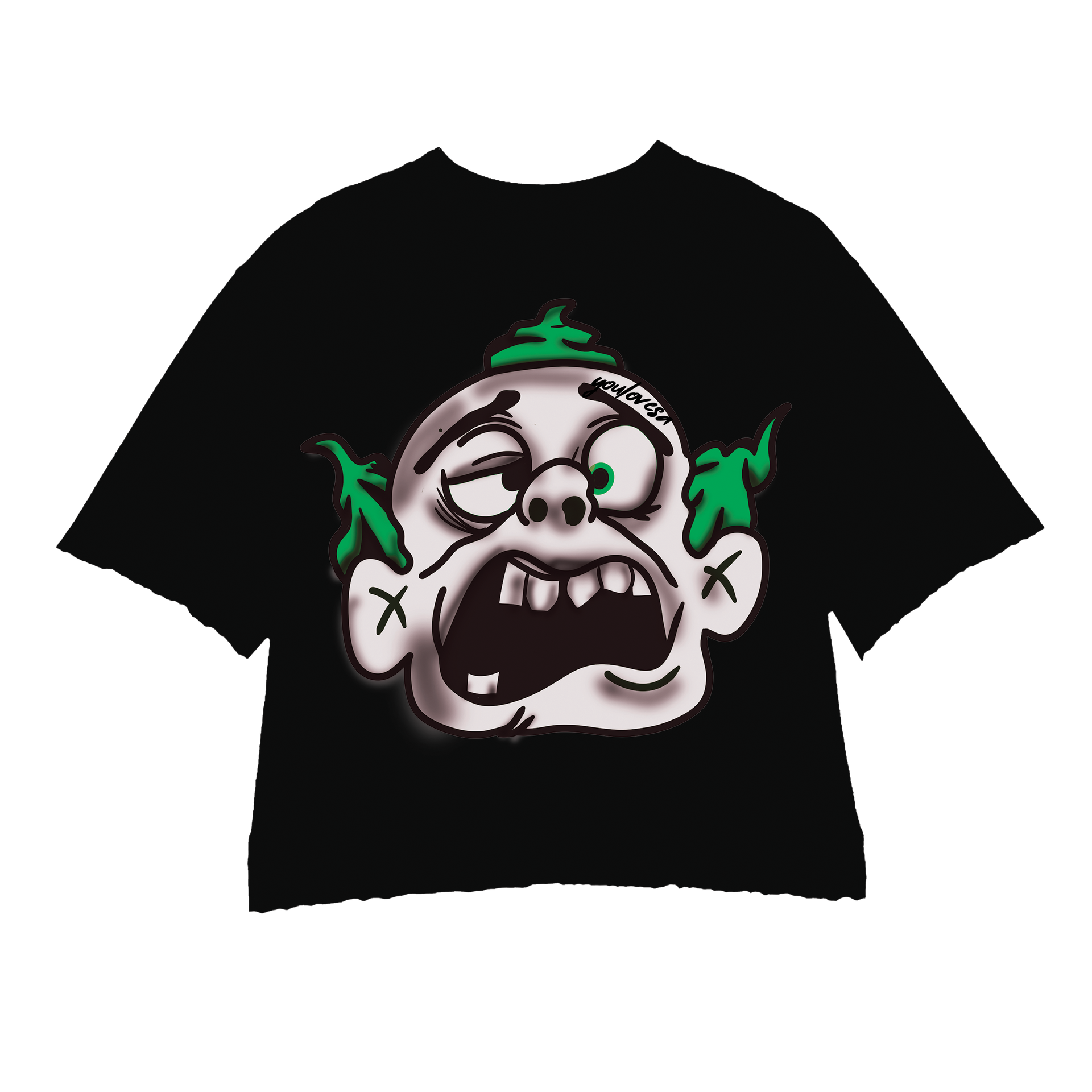 GREEN MONSTER 2.0 / BLACK TEE