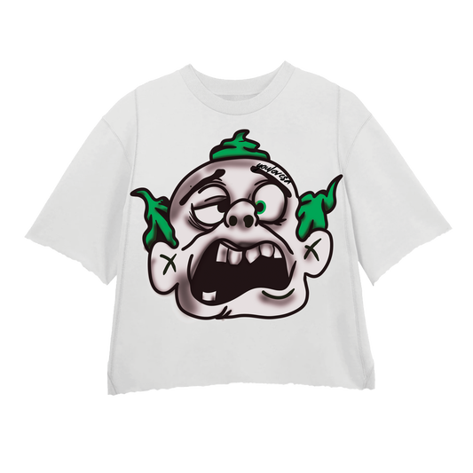GREEN MONSTER 2.0 WHITE TEE