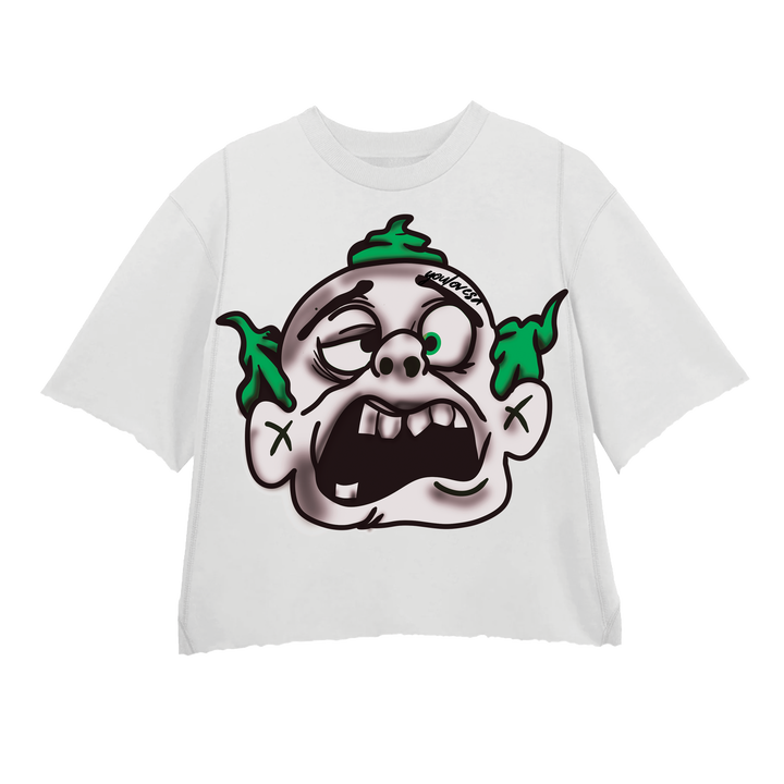 GREEN MONSTER 2.0 WHITE TEE