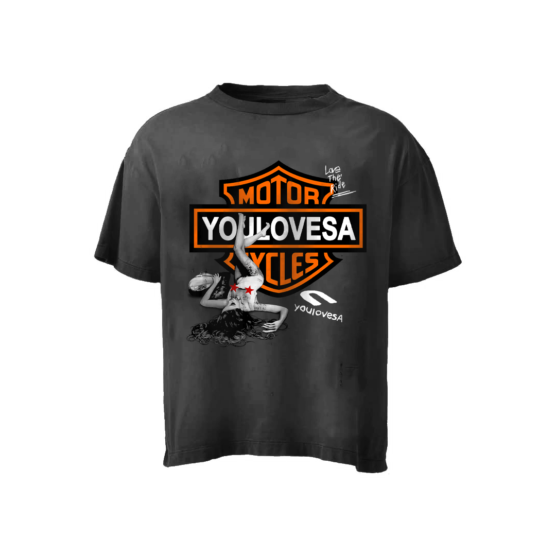 009 HARLEY BLACK TEE