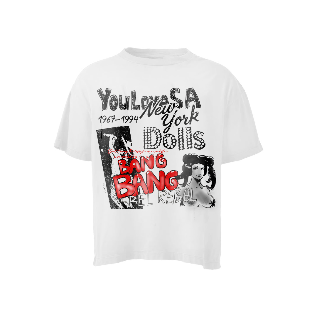 009 BANG WHITE TEE