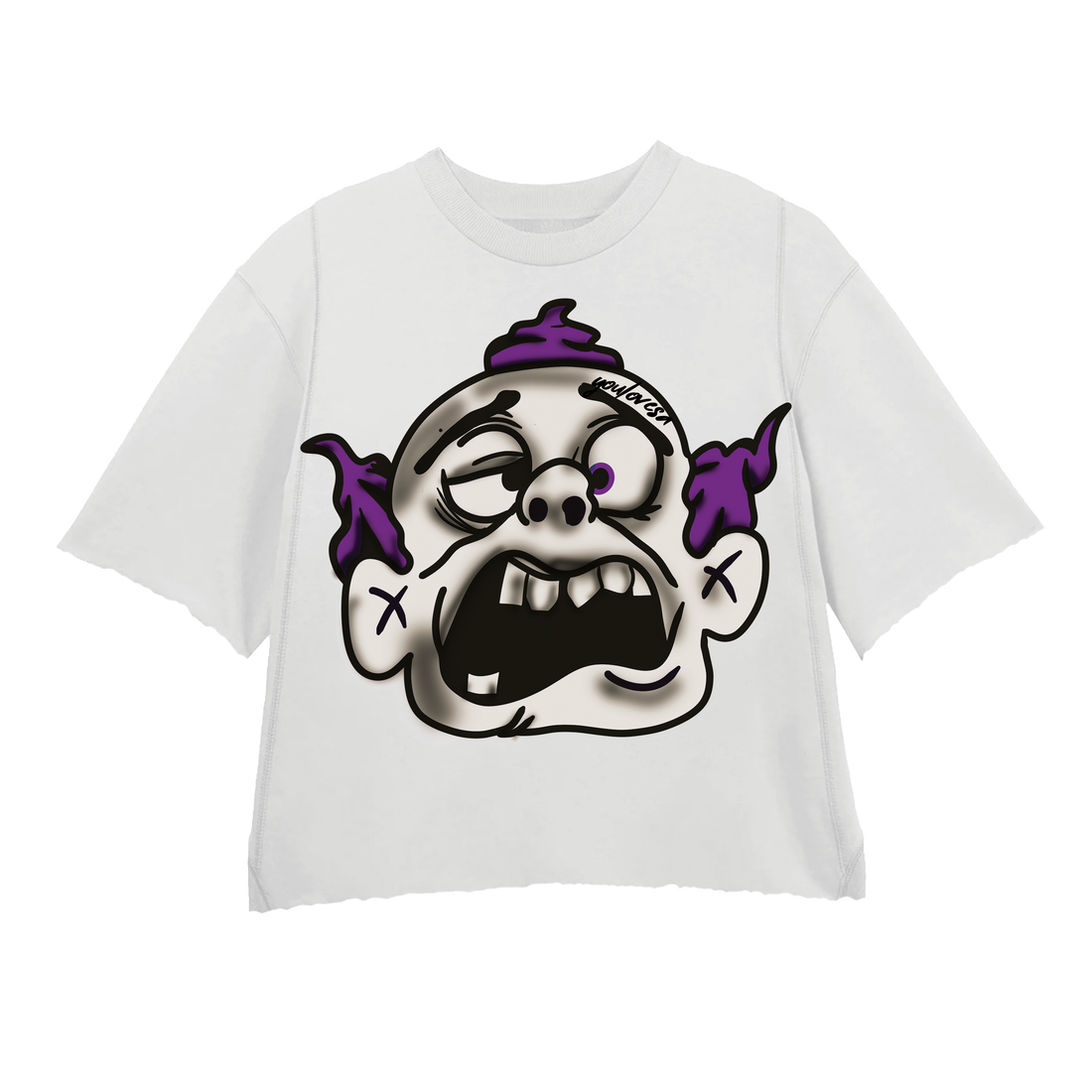 PURPLE MONSTER 2.0 WHITE TEE