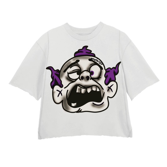 PURPLE MONSTER 2.0 WHITE TEE