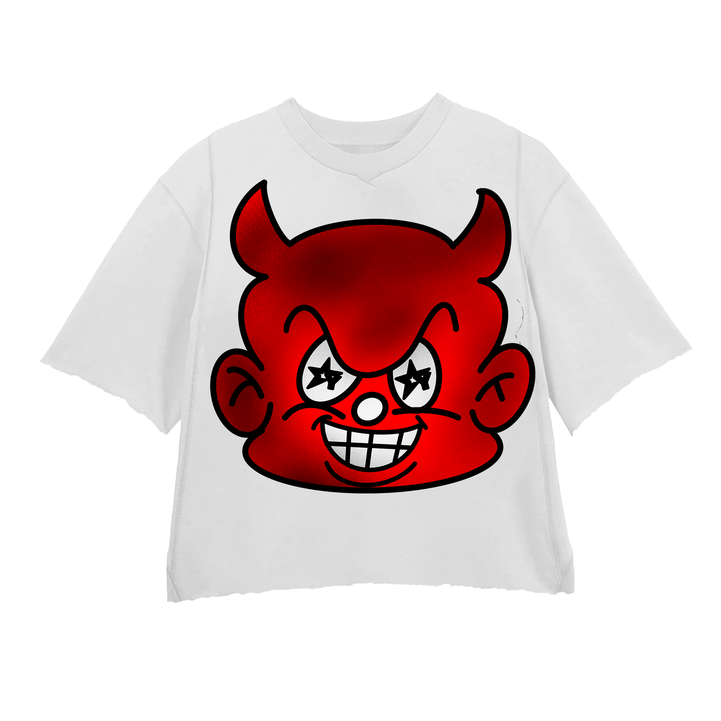 YLSA DEVIL RED WHITE TEE