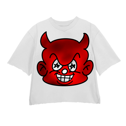 YLSA DEVIL RED WHITE TEE