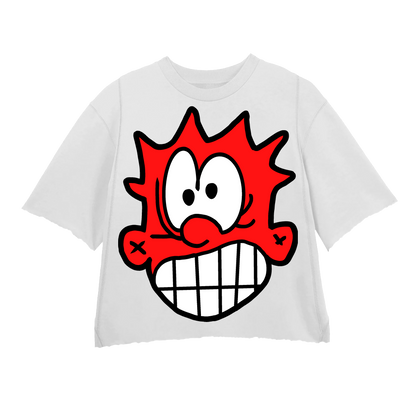 ATL GLITCH RED WHITE TEE
