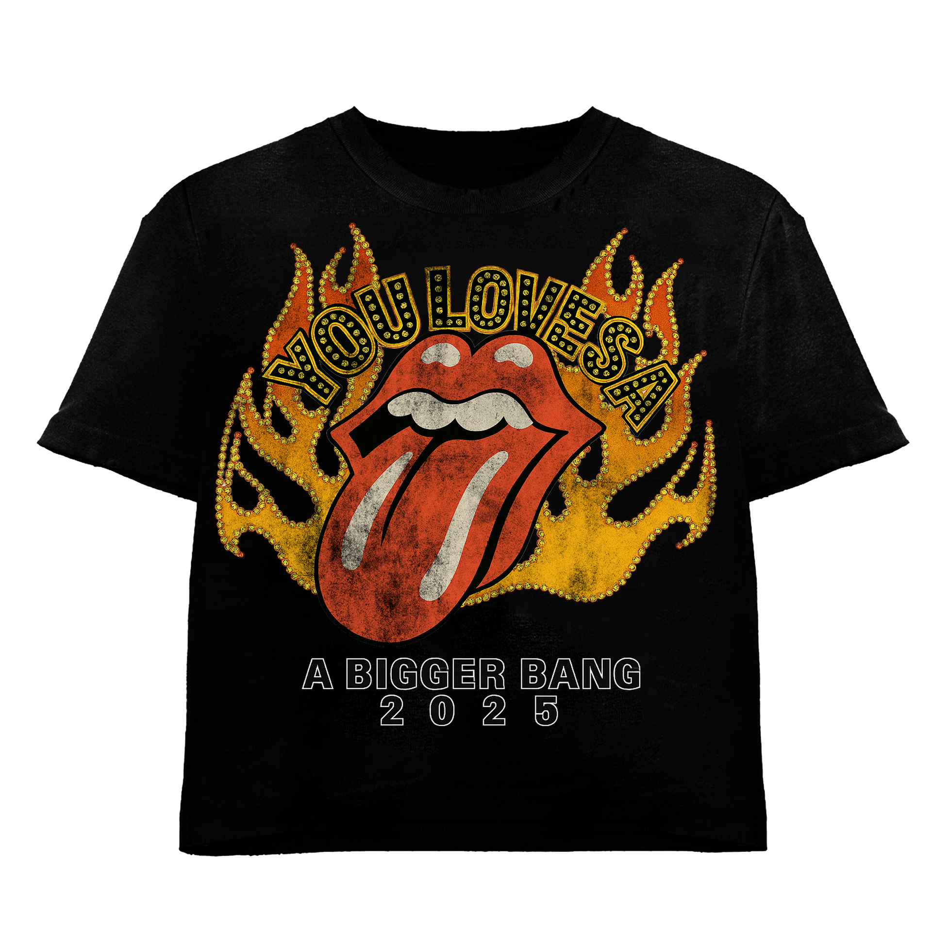 YLSA ROLLING SA RED BLACK TEE