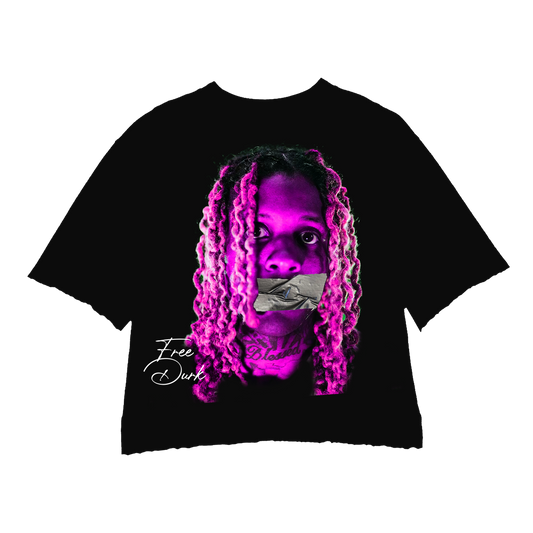 FREE DURK PURPLE BLACK TEE