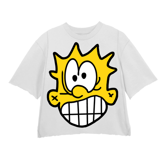 ATL GLITCH YELLOW WHITE TEE